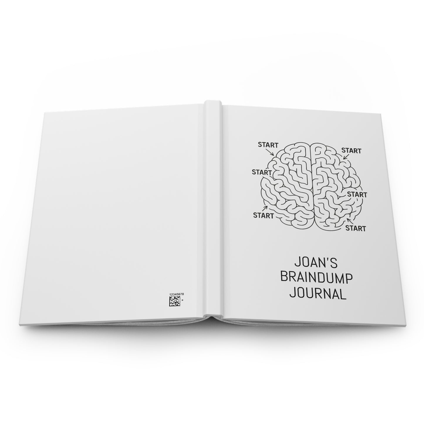 Personalized Brain Dump Journal - Hardcover Journal