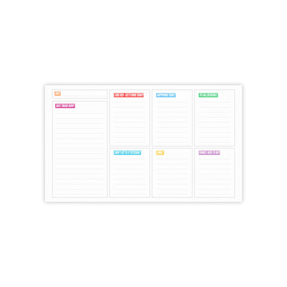ADHD Notepad Planner for Fridge - Notepad