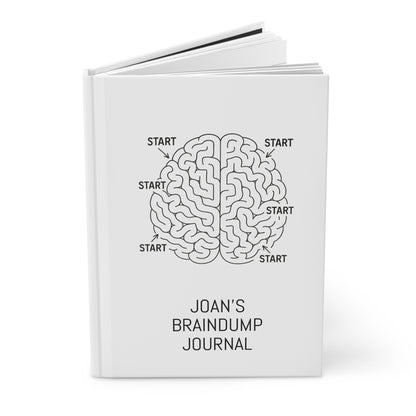 Personalized Brain Dump Journal - Hardcover Journal