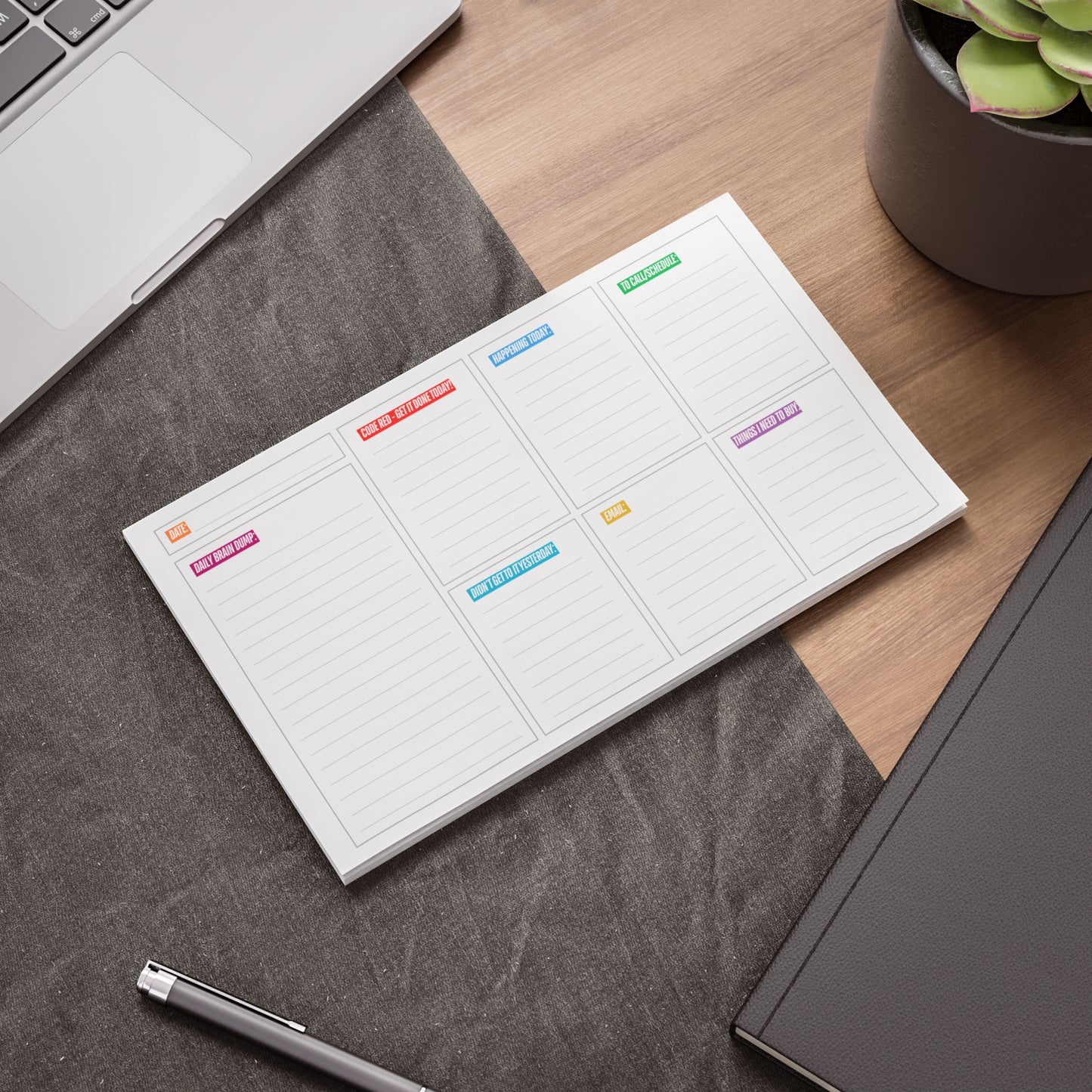 ADHD Notepad Planner for Fridge - Notepad